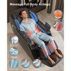 Full Body Zero Gravity Massage Chair with SL-Track and Back Heating