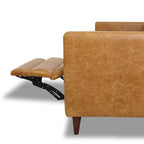 Christopher MCM Leather Power Reclining Sofa 93