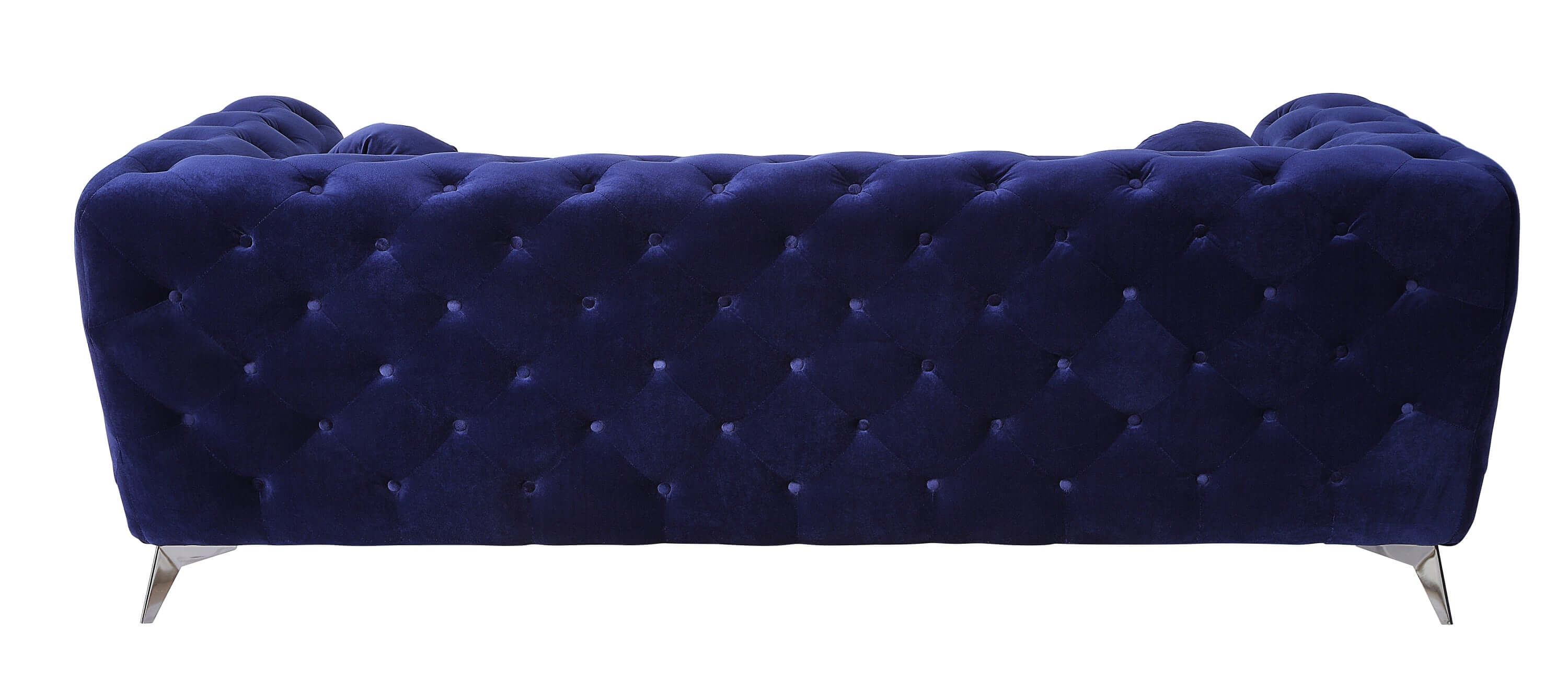 Atronia Luxe Deco Blue Velvet Sofa 90L