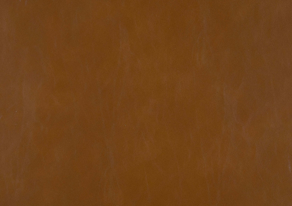 MCM Brown Faux Leather Upholstered Armchair