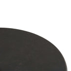 Garvy Rustic Bronze Metal Round Coffee Table 33'