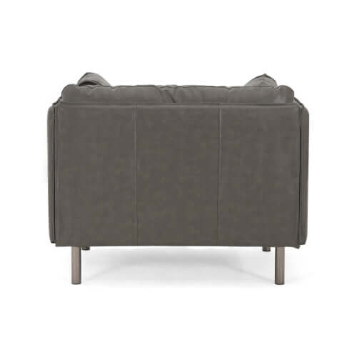 Faux Leather MCM Lounge Chair (3 Colors)