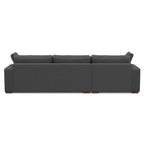 Charlie Modern Deep Seat Sectional Chaise Sofa 122 (2 Colors)