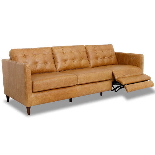 Christopher MCM Leather Power Reclining Sofa 93