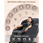 Full Body Zero Gravity Massage Chair with SL-Track and Back Heating