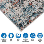 Abstract Multi-Color Area Rug (2 Size Options)