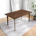 Carlos MCM Solid Wood Rectangular Dining Table 59