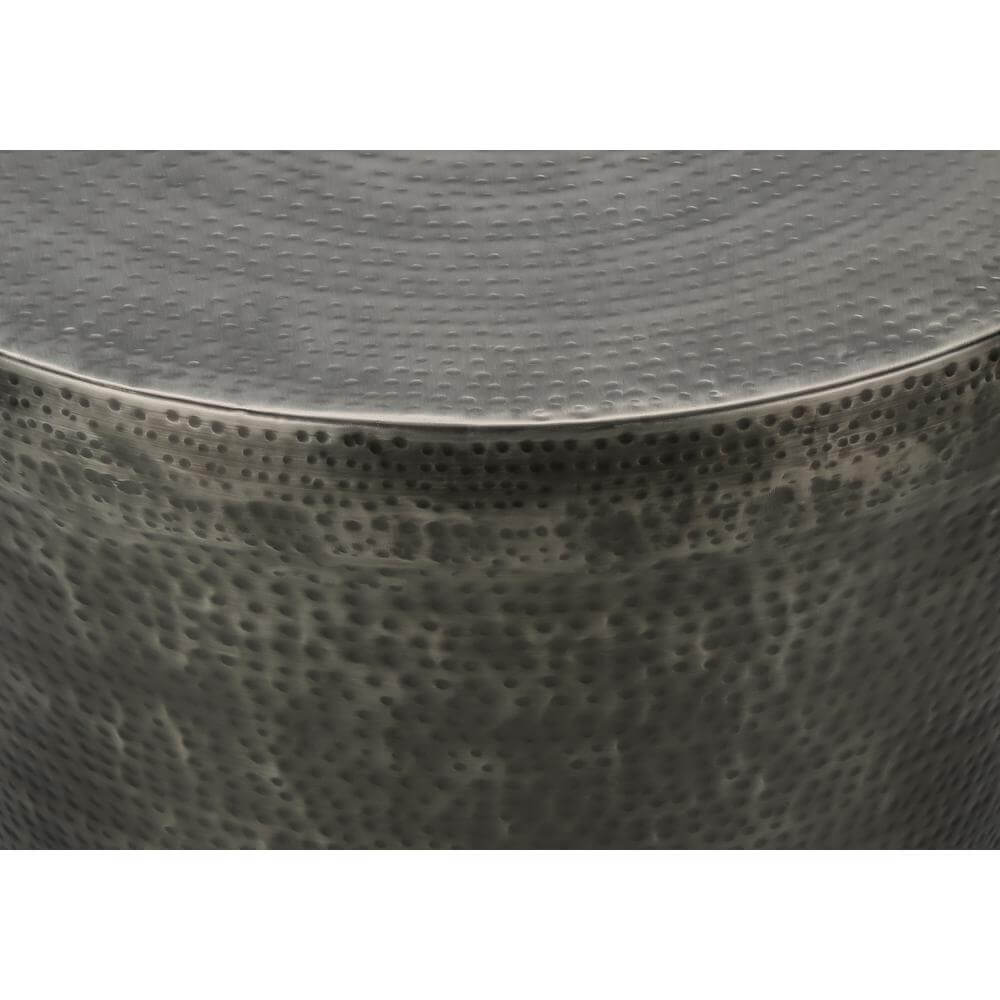 Hammered Metal Cone Accent Table (3 Colors)