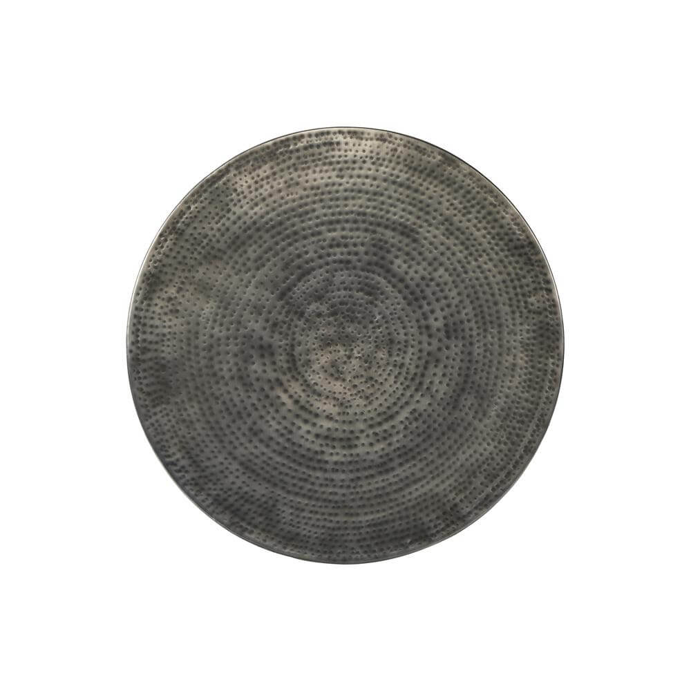 Hammered Metal Cone Accent Table (3 Colors)