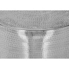 Hammered Metal Cone Accent Table (3 Colors)