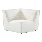 Evelyn Harmony Fabric Corner Sofa Sectional 126L