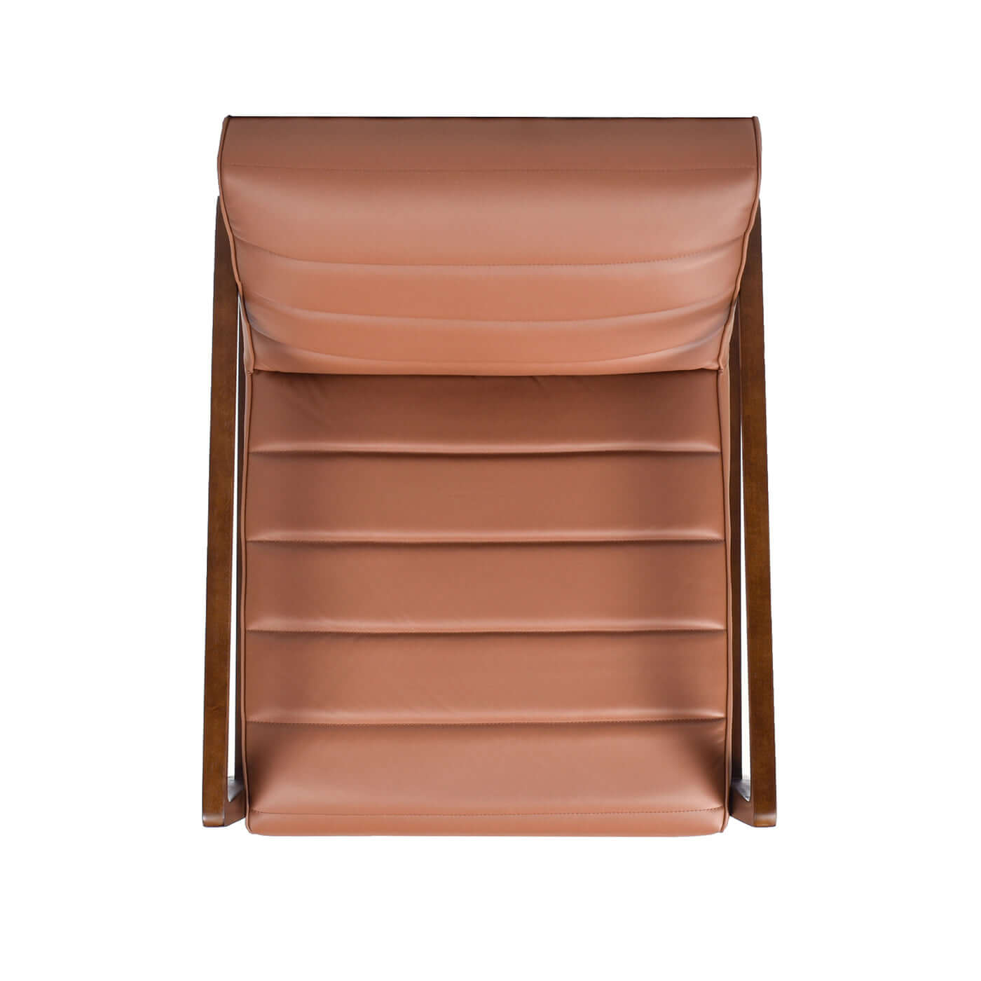 Kenneth Modern-Transitional Leather Lounge Accent Chair