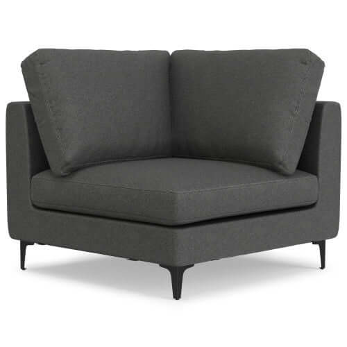 Ava MCM Cream Symmetrical Corner Sofa Sectional 102 (2 Colors)