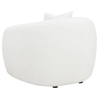 Isabella Tight Back White Boucle Lounge Chair
