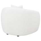 Isabella Tight Back White Boucle Lounge Chair