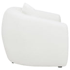 Isabella Tight Back White Boucle Lounge Chair