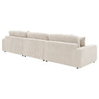Blaine Corduroy Reversible Chaise Sofa Sectional (2 Colors)