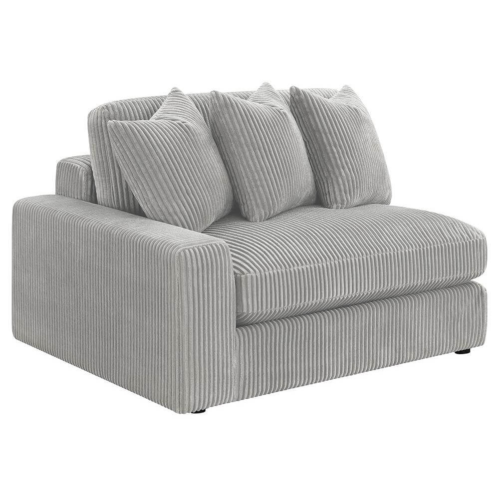 Blaine Corduroy Reversible Chaise Sofa Sectional (2 Colors)