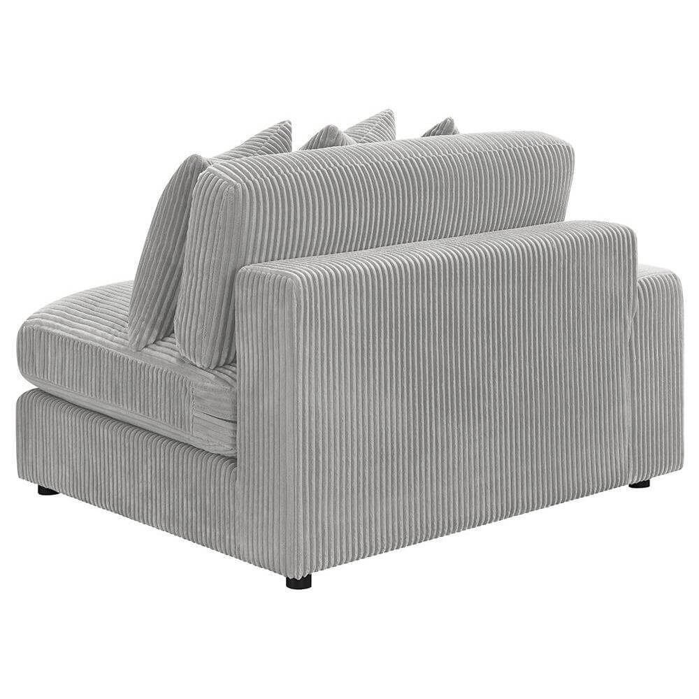 Blaine Corduroy Reversible Chaise Sofa Sectional (2 Colors)