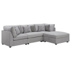 Cambria Modern Modular Fabric Sectional Sofa in Gray (Various Sizes)