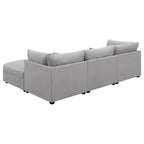 Cambria Modern Modular Fabric Sectional Sofa in Gray (Various Sizes)