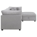 Cambria Modern Modular Fabric Sectional Sofa in Gray (Various Sizes)