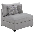 Cambria Modern Modular Fabric Sectional Sofa in Gray (Various Sizes)