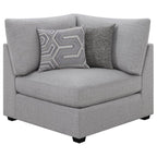 Cambria Modern Modular Fabric Sectional Sofa in Gray (Various Sizes)