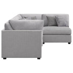 Cambria Modern Modular Fabric Sectional Sofa in Gray (Various Sizes)