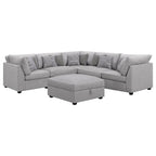 Cambria Modern Modular Fabric Sectional Sofa in Gray (Various Sizes)