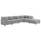Cambria Modern Modular Fabric Sectional Sofa in Gray (Various Sizes)