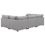 Cambria Modern Modular Fabric Sectional Sofa in Gray (Various Sizes)