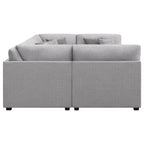 Cambria Modern Modular Fabric Sectional Sofa in Gray (Various Sizes)