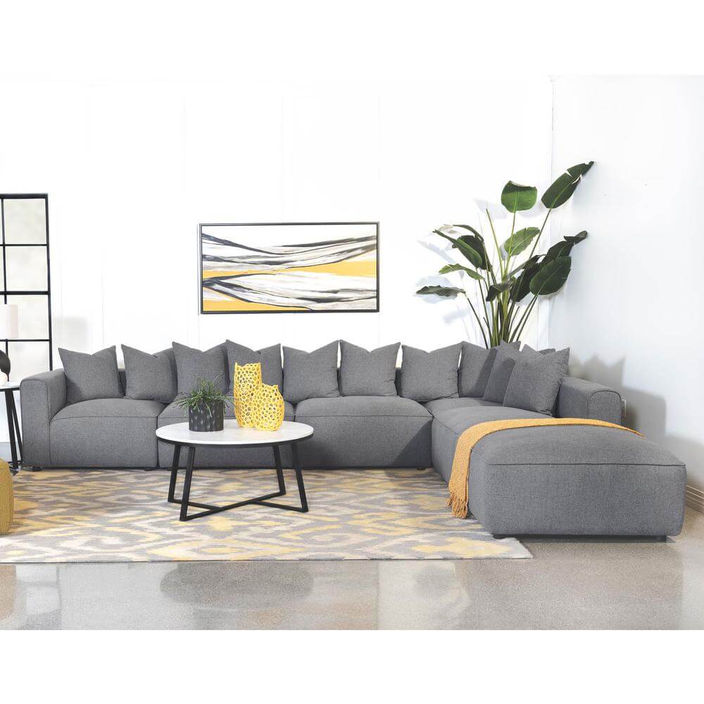Jennifer Modern Modular Corner Sofa Sectional 154 (2 Colors)