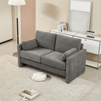 Small Contemporary Loveseat Sofa 58 (4 Colors)