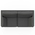 Ava MCM Gray Performance Fabric Sofa Loveseat 76L (2 Color Options)