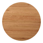 Folke Modern Solid Oak Round Coffee Table 38 (2 Colors)