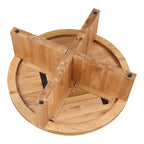 Folke Modern Solid Oak Round Coffee Table 38 (2 Colors)