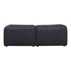Form Black Genuine Leather Modular Sectional Sofa (2 Colors and Sizes)
