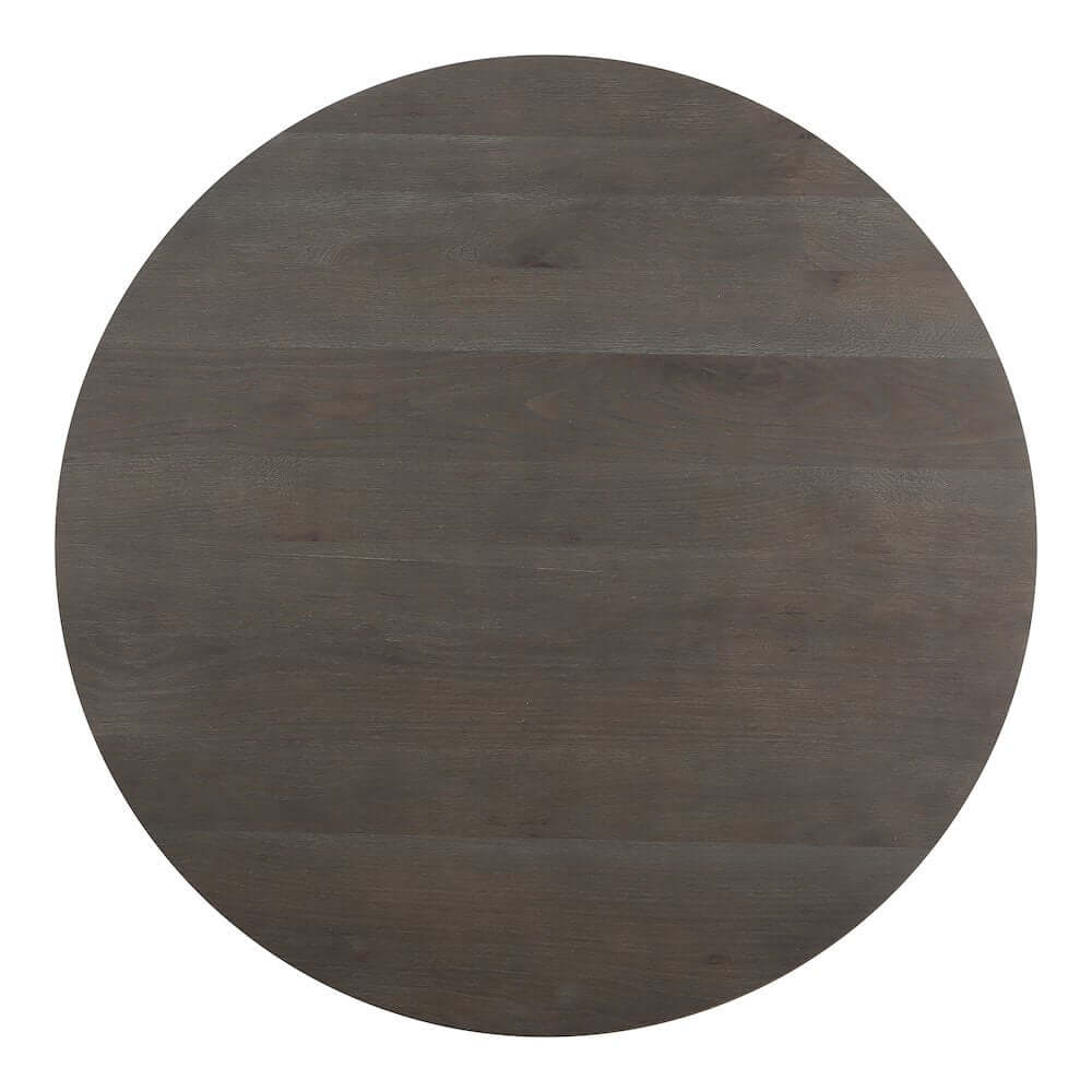Folke Modern Solid Oak Round Coffee Table 38 (2 Colors)