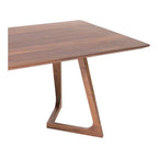 Godenza Solid Walnut Wood Rectangular Dining Table 71 (3 Colors)