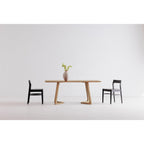 Godenza Solid Walnut Wood Rectangular Dining Table 71 (3 Colors)