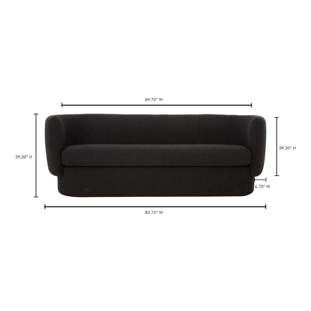 Koba Modern Boucle Fabric Sofa 84 (2 Colors)