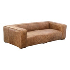 Bolton Modern Genuine Leather Square Arm Sofa 101