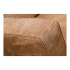 Bolton Modern Genuine Leather Square Arm Sofa 101