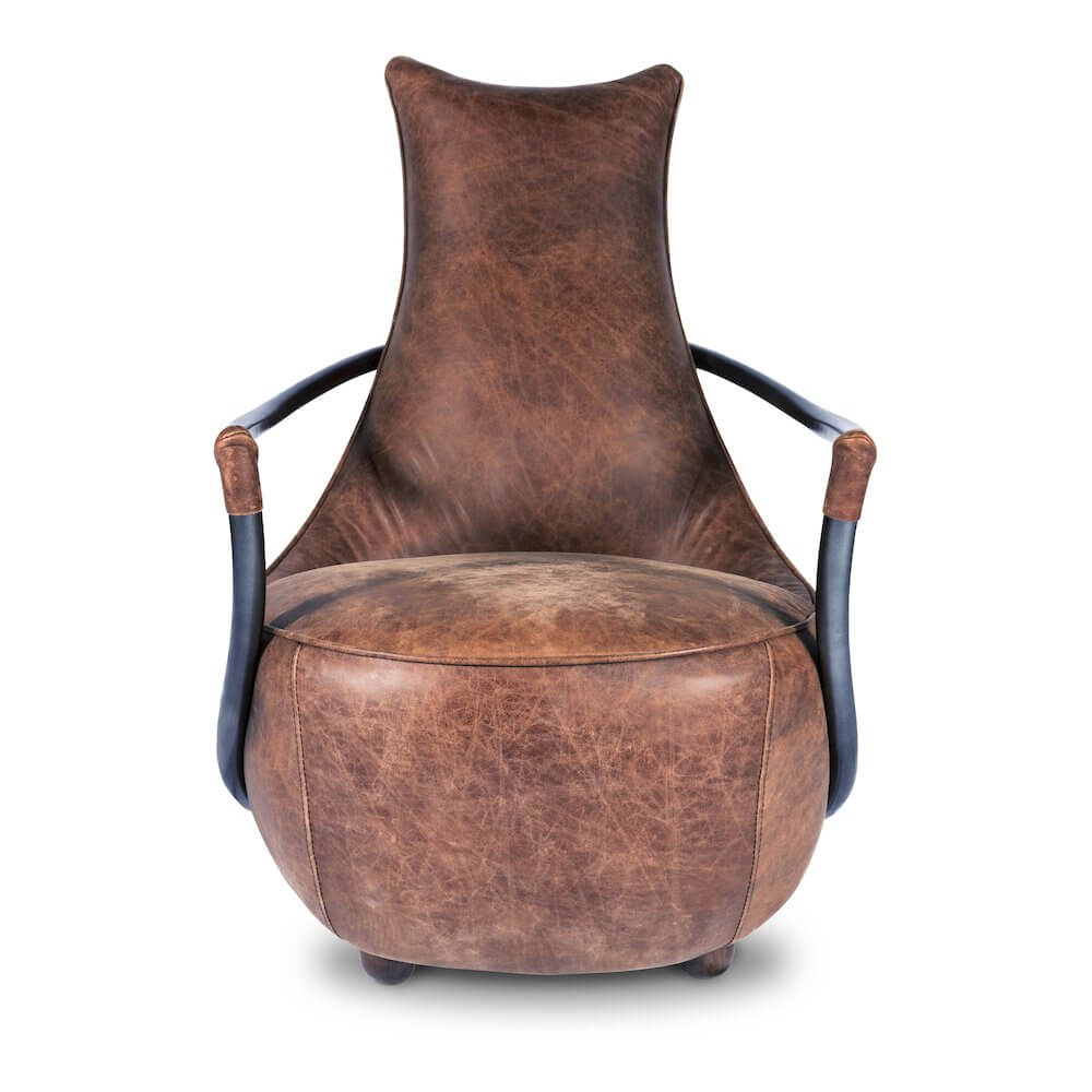 Carlisle Genuine Leather Club Chair