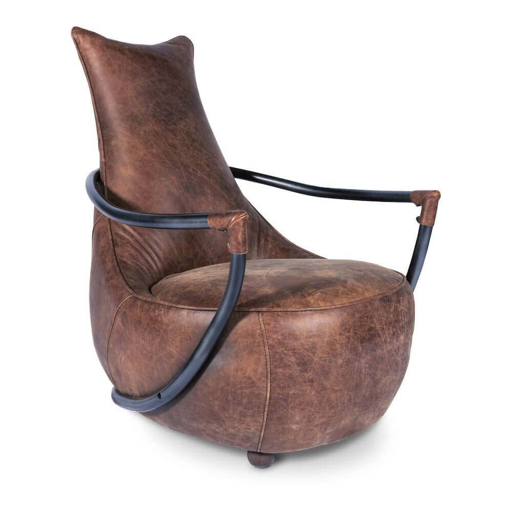 Carlisle Genuine Leather Club Chair