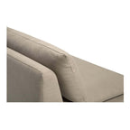 Estelle Modern Fabric Armless Sofa 79' (2 Colors)