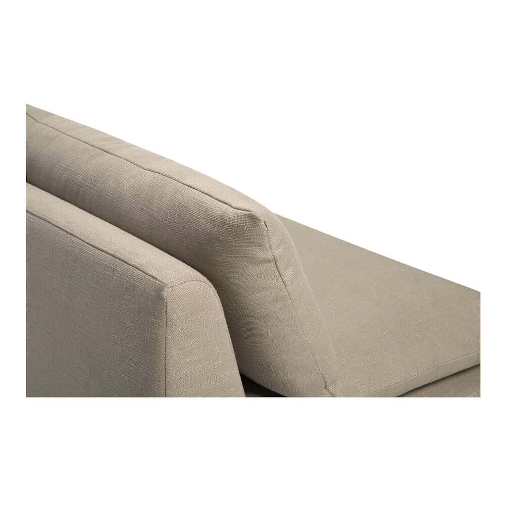 Estelle Modern Fabric Armless Sofa 79' (2 Colors)