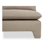 Estelle Modern Fabric Armless Sofa 79' (2 Colors)
